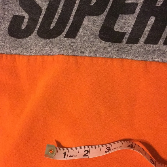 SUPERDRY Triple Drop Color Block Logo Crew Sweatshirt EUC Men's S - Picture 8 of 12